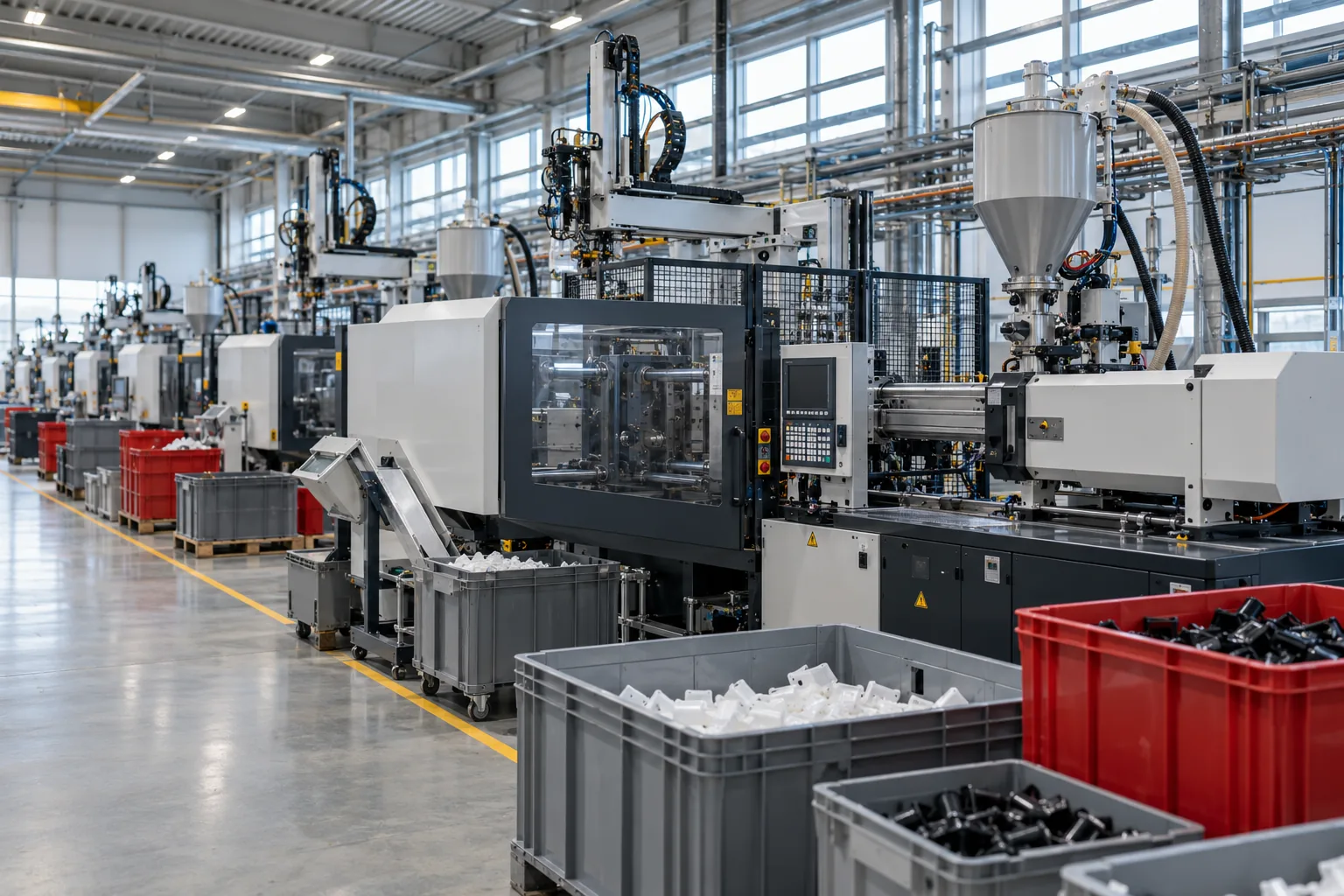 Illustratives Motiv einer industriellen Fertigung